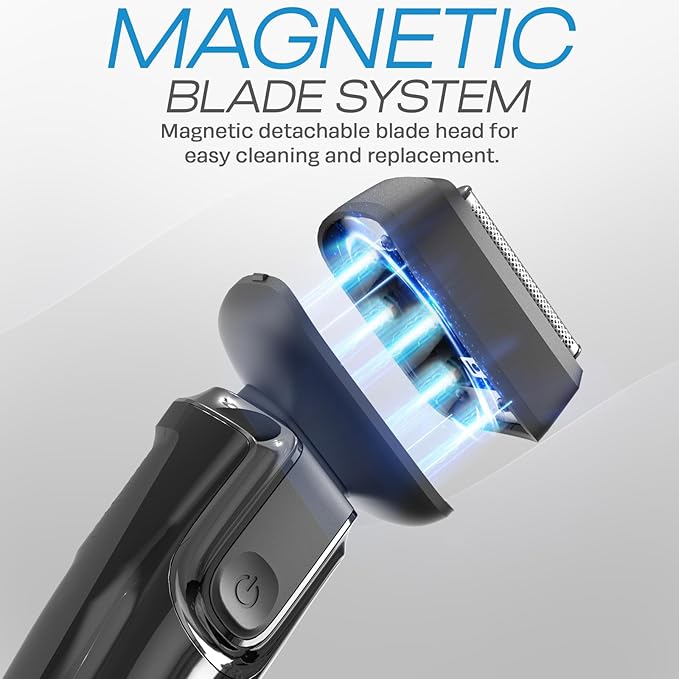 HUMMINGBIRD MK7 Premium Foil Face Shaver, Four Blade Foil Shaver - Image 3