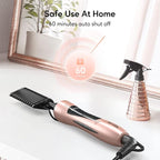Terviiix Electric Hot Comb for Lace Front Wigs, Pressing Combs for Black Women Hair, Anti-Scald Straightening Comb with Keratin & Argan Oil Infused Teeth, Temperatures Adjustable, 60 Min Auto Shut Off