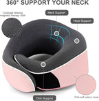 Travel Neck Pillow, Best Memory Foam Airplane Pillow - Image 2