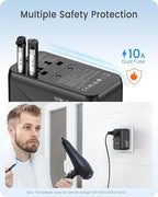 LENCENT Universal Travel Adapter, 100W GaN3 International Adaptor - Image 8