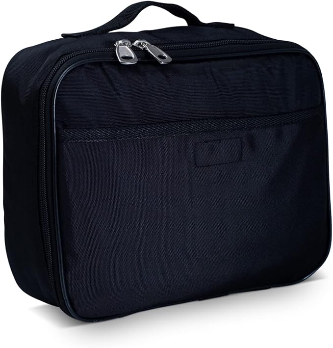 Fenrici Black Lunch Box for Boys, Women Insulated Lunch Bag, Soft Sided by FENRICI