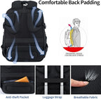 VANKEAN 17.3'' Travel Laptop Backpack TSA Friendly, Water Resistant Anti Theft - Image 4