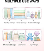 BAGSMART Clear Toiletry Bag, 2 Packs TSA Approved Water Resistant Quart Size - Image 5