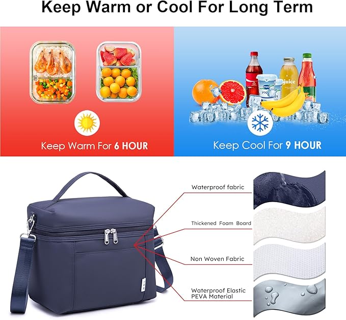 NOL Natural Organic Lifestyle Insulated Lunch Bags - Image 3