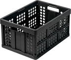 Clax® crate | folding box | basket | 48 qt | black by CLAX