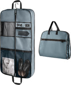 pack all 43" Premium Gusseted Travel Garment Bag, Heavy Duty Hanging Suit Bag by packall