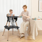 BABY JOY High Chair, 5 in 1 Convertible Highchair - Image 9