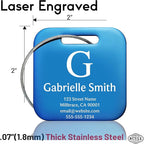 Customized Stainless Steel Luggage Tags: Personalize Your Suitcases, and Bags - Image 4