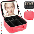 Travel Makeup Bag for Women and Makeup Artists Cosmetic Organizer Large Makeup by MORMIDTravelMakeupBag