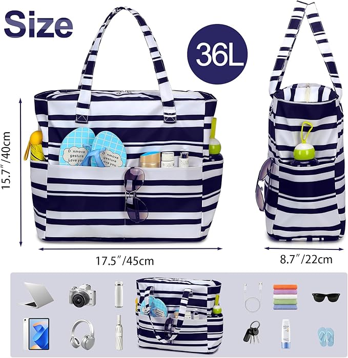 Waterproof Beach Tote Pool Bags - Image 3