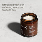 Maude Burn No. 1 - Hydrating + Skin-Softening Soybean + Jojoba Oil Massage Candle - Soothing Warm Massage Oil Candle with Notes of Amber, Lemongrass + Tonka Bean - Relaxing Self Care Gifts (4 oz)