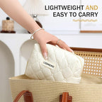 Makeup Bag 3 PCS Cosmetic Bags for Women, Large Travel Make up Bag Set Cute - Image 4