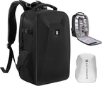 K&F Concept Camera Backpack, Hardshell Photography DSLR Camera Bag by KFCONCEPT