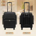OCHEAL Hairstylist Traveling Case with a Large Makeup Travel Bag for Hairstylist, Hairdresser Bag with Detachable Pouch,360° Rotatable Wheelsfor Hairdressing Tool Organizer