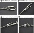 10 Pcs 5mm Wire 12 inch Vinyl Coated Stainless Steel Cable - Image 5