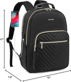 LOVEVOOK Laptop Backpack Purse for Women, Work Travel Computer Bags, College - Image 10