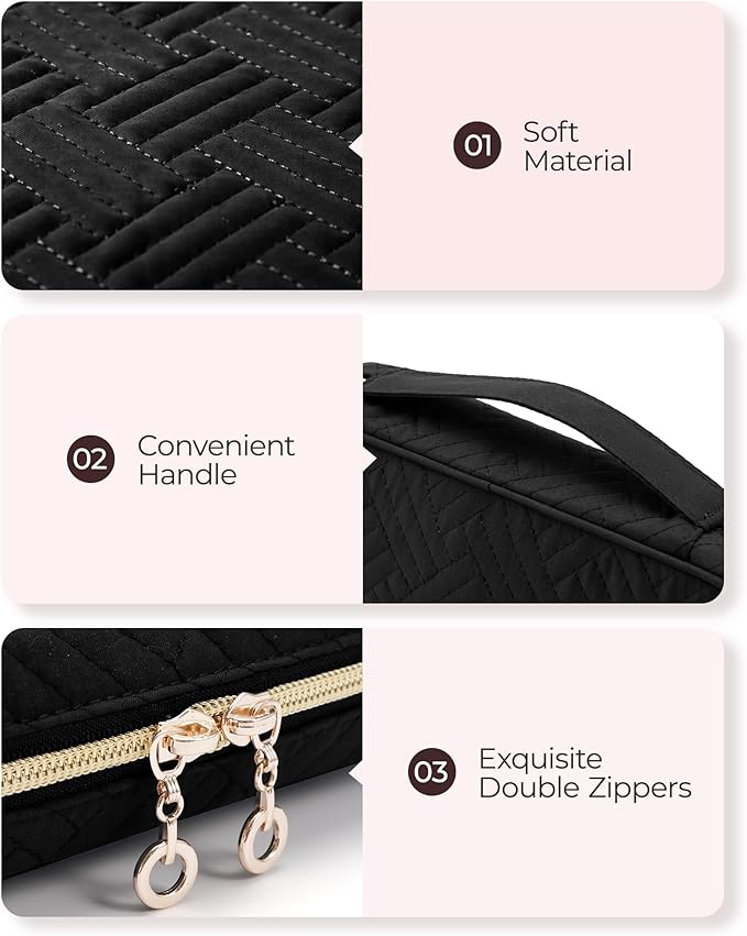 BAGSMART Jewelry Organizer Bag Travel Jewelry Storage Cases - Image 6