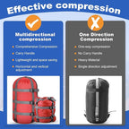 5 Pack Compression Stuff Sack 5 Assorted Size Sleeping Bag Stuff Sack - Image 5