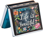 Cute and Portable Metal Pill Organizer – 8 Compartments, Elegant Chrome Finish - Image 4