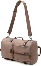 G-FAVOR 40L Travel Backpack, Vintage Canvas Rucksack Convertible Duffel Bag - Image 6
