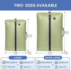 BAGAIL TPU Vacuum Bag for Travel, Reusable Compression Bag - Image 2