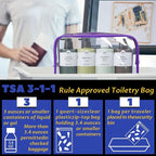 16 Pieces Clear Makeup Bag PVC Zippered Clear Toiletry Carry Pouch Portable - Image 3