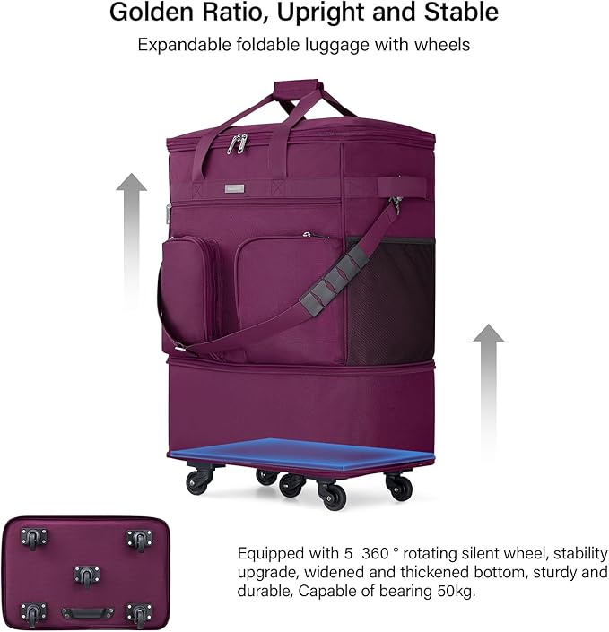 Hanke Expandable Collapsible Luggage - Image 3