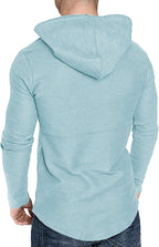 Lexiart Mens Fashion Athletic Hoodies Sport Sweatshirt Solid Color Fleece - Image 5