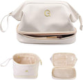 Bachelorette Gifts, Large Makeup Bags, Personalized Double Layer Cosmetic Bag by Vogewood