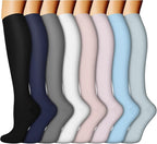 ACTINPUT 8 Pairs Compression Socks by ACTINPUT