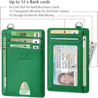 FurArt Slim Minimalist Wallet, Front Pocket Wallets, RFID Blocking, Credit Card - Image 6