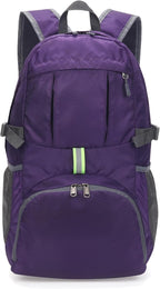 Yaopeing Lightweight Backpack, 25L Foldable Hiking Packable, Water Resistant by Yaopeing