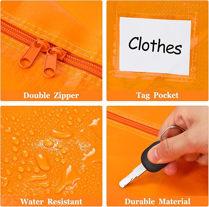 4 Pcs 24 Gallon Large Moving Bags - Image 3