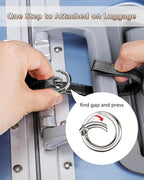 Teskyer Luggage Tags, 3 Pack PU Leather Luggage Tags - Image 2