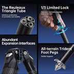 FALCAM TreeRoot F38 Quick Lock Camera Carbon Fiber Travel Tripod Max Payload - Image 3