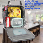 FlowFly Kids Lunch box Insulated Soft Bag Mini Cooler Back to School Thermal - Image 2