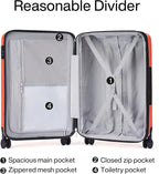 Hanke Expandable Hard Shell Luggage Sets 2 piece Carry on Luggage - Image 7