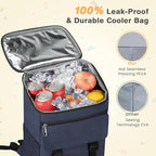 Cooler Backpack Soft Insulated Leak Proof 50 Cans Insulated Backpack Cooler - Image 2
