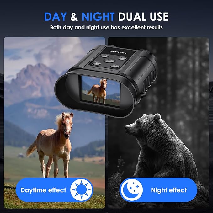 Night Vision Goggles, Compact Night Vision Binoculars, 32GB Card Included - Image 4