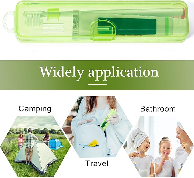 Toothbrush Case Holder 2 Pack, 7.87 x 1.85 x 1.18” - Image 4
