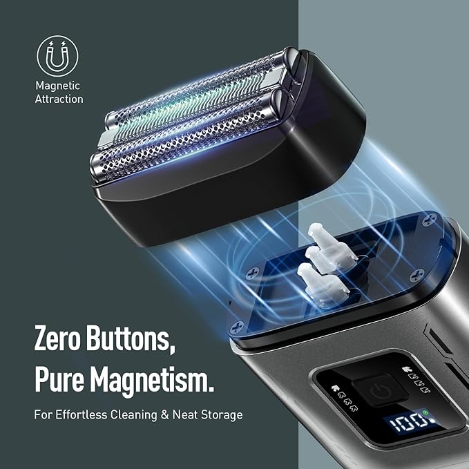 Professional Foil Shaver for Men: Cordless Electric Razor - Image 3