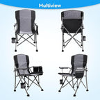 Camping Chair for Adults Heavy Duty Outdoor Patio Lawn Chairs Portable Support - Image 7