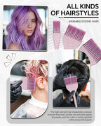 3 Pack Hair Color Brush Set - Professional Hair Dye Brush for Stylist, for Highlighting, Tint and Coloring Sections - Women Men Salon Use Home DIY Dyeing