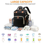 Diaper Bag, Backpack with Changing Station, Waterproof Baby Bag - Image 2