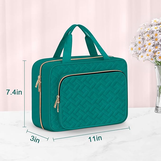 Wedama Toiletry Bag for Women, Medium Cosmetic Travel Bag, Hanging Toiletry Bag - Image 5
