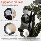20 in 1 Survival Paracord Bracelet Adjustable Gear Kit - Image 3