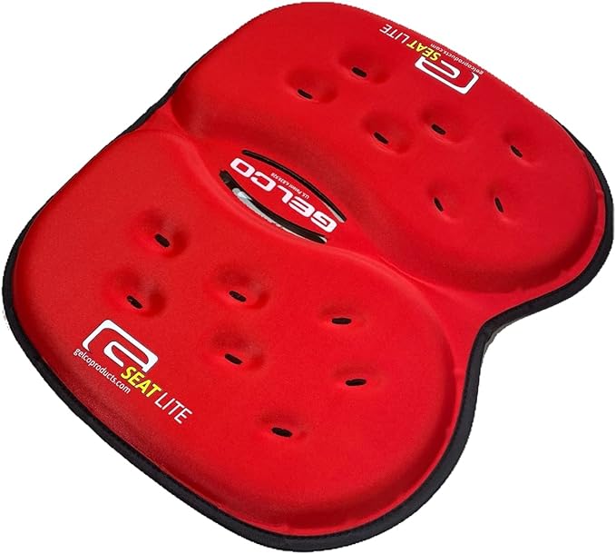 LITE Travel Gel Foam Cushion | Back Pain, Pressure Relief | Relieves Tailbone - Image 8