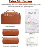 BOYATU Travel Makeup Bags for Women: 3 Pcs Large Make up Bags Set - Image 6