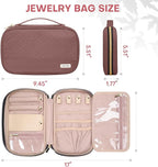 Jewelry Travel Case Organizer for Necklaces, Soft Sided - Image 2