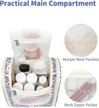 Narwey Small Hanging Toiletry Bag Women Travel Makeup Bag Organizer Toiletries - Image 3